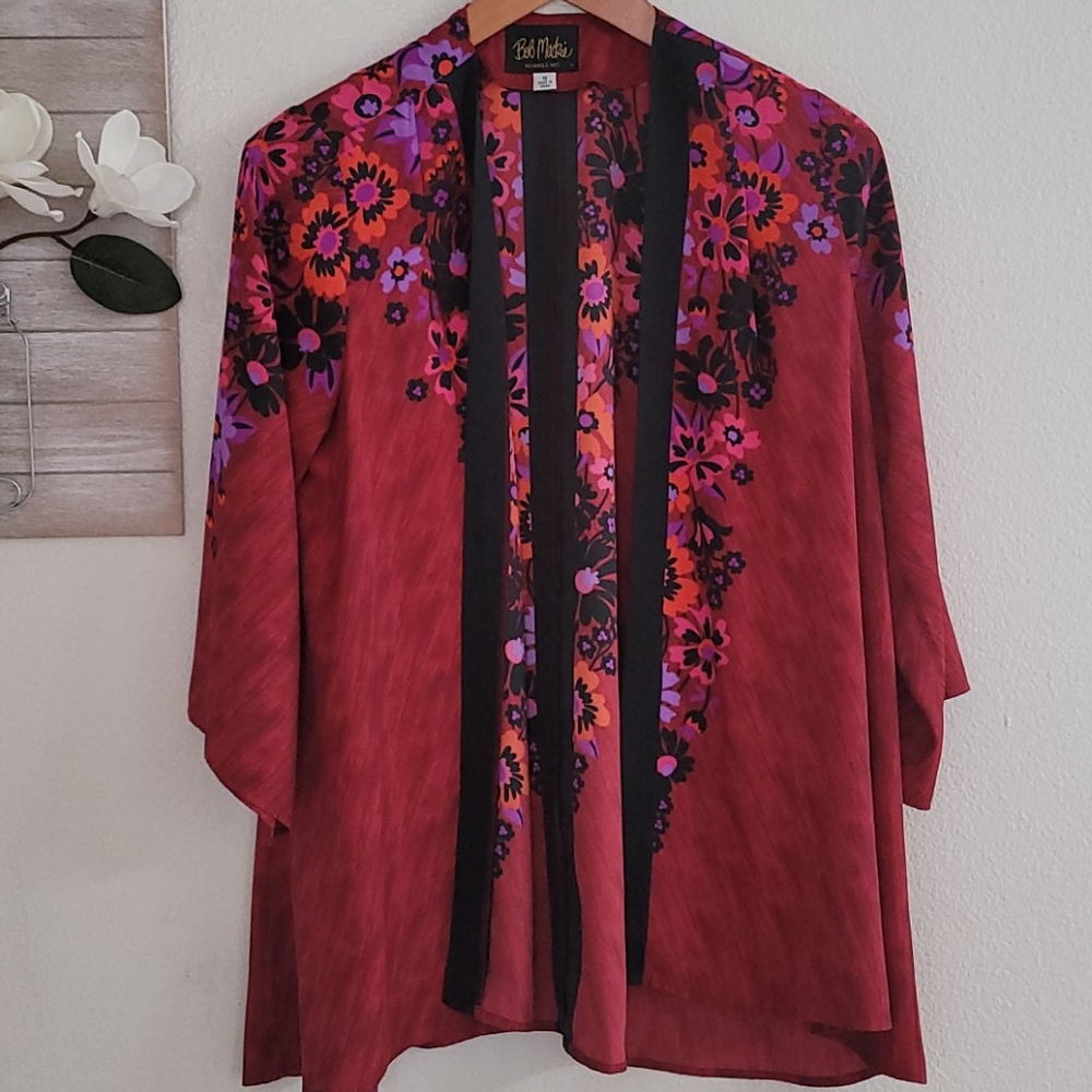 Bob Mackie Wearable Art Kimono - image 2